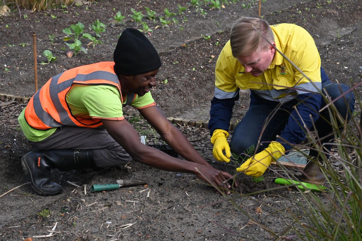 DeanMacpherson's tweet image. This morning in Bellville, I had the privilege of spending 67 minutes for Mandela Day at MES Mould Bellville Safe Space, a shelter supporting homeless individuals with services like waste management and food gardening.
I thoroughly enjoyed getting my hands dirty in the garden…