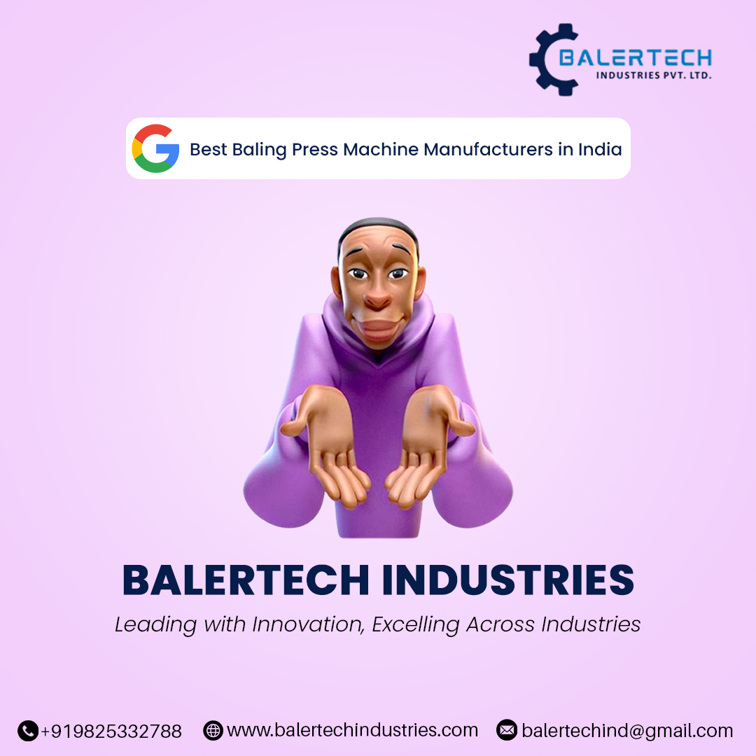 Balertech's tweet image. Look no further than Balertech Industries Pvt. Ltd. – where innovation meets industry excellence.🌟 Trusted Reliable Recognized by Google.

📞 +91 98253 32788  
🌐 balertechindustries.com
📧 balertechind@gmail.com

#Balertech #BalingPressMachine #IndustrialSolutions #MadeInIndia