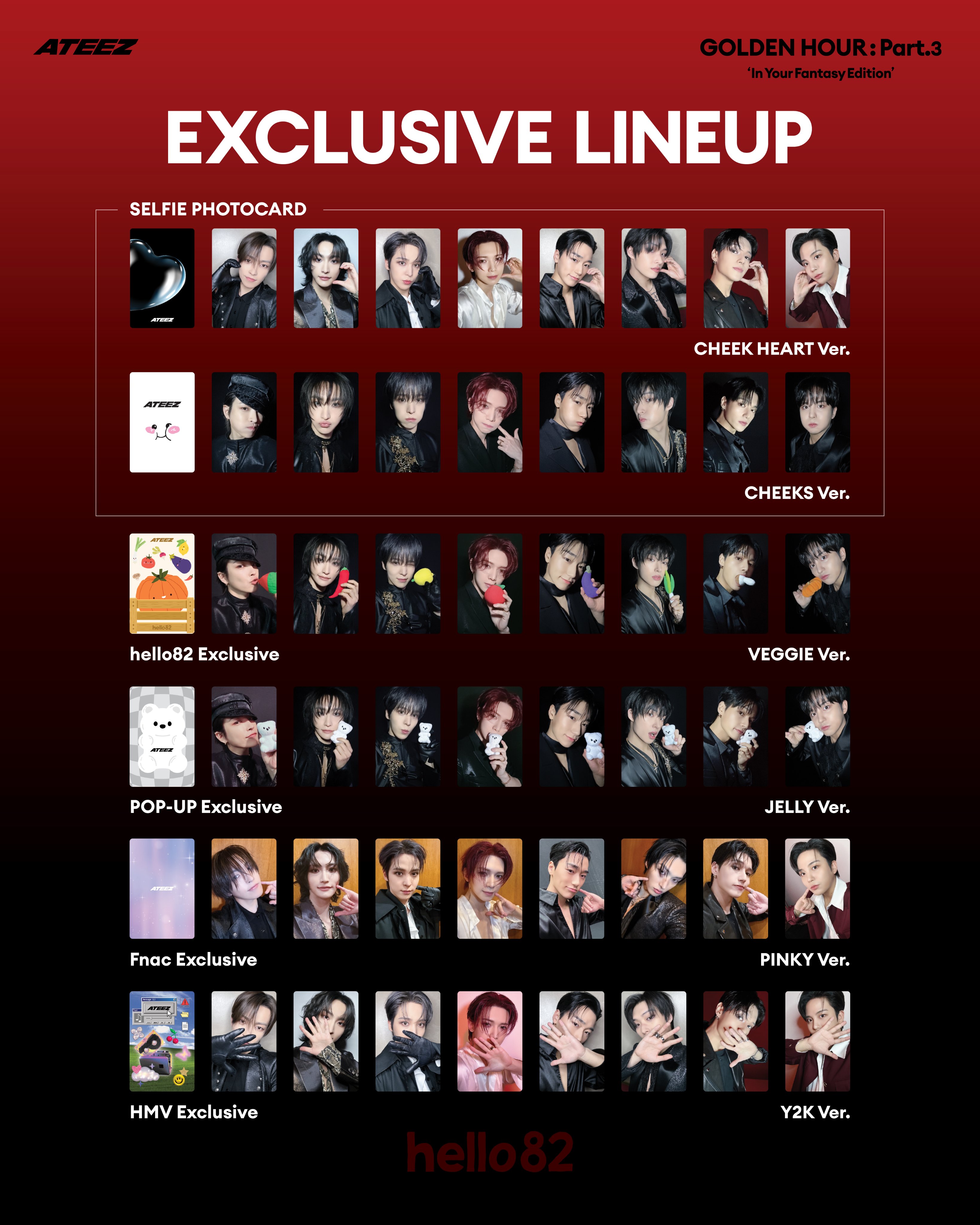 ATEEZ GH3 トレカ ミンギ hello82 cherry UK ATEEZ GH3 トレカ ミンギ hello82 cherry UK - メルカリ