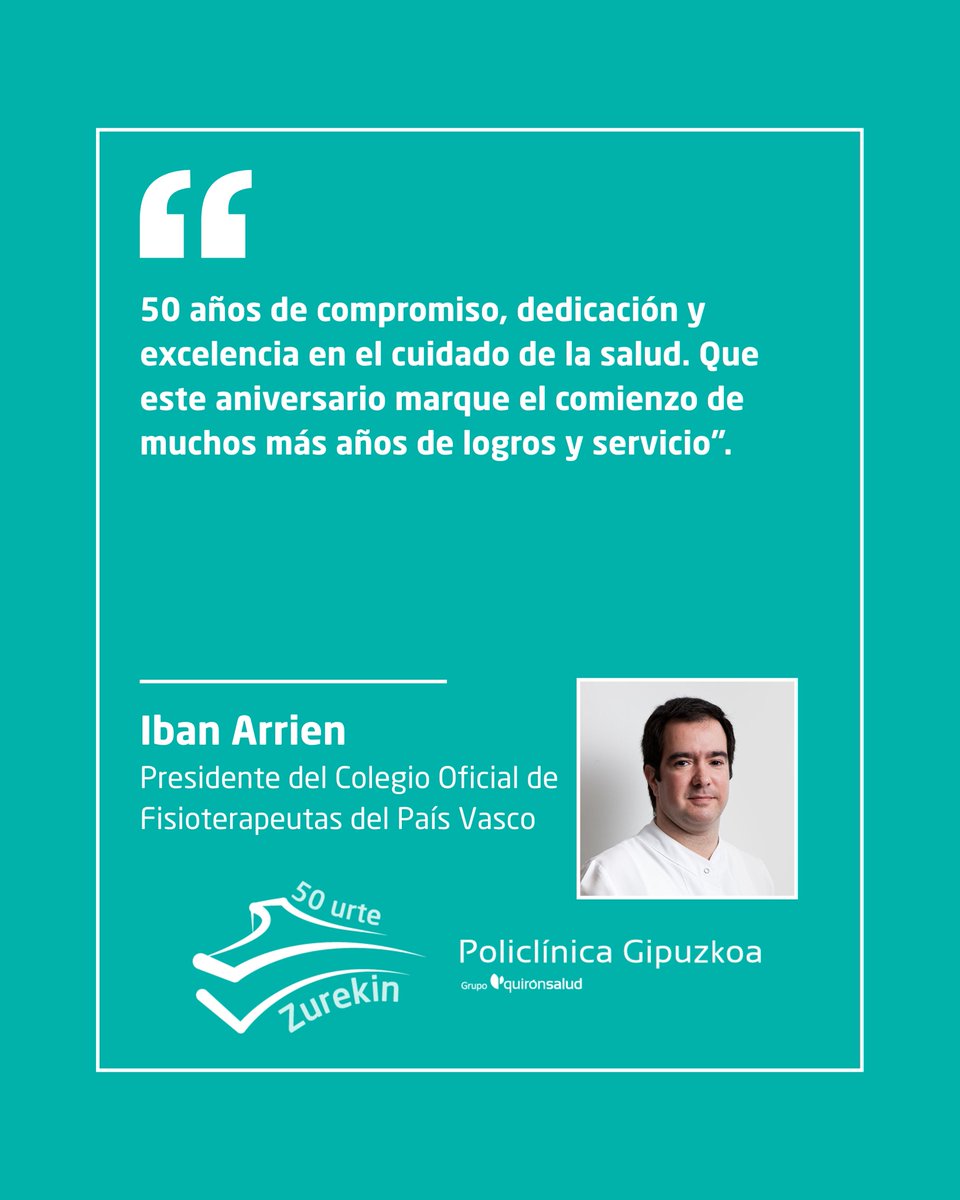 💚 50 años sumando salud, juntos

En este aniversario tan especial, hemos recibido las felicitaciones del Colegio de Médicos, el Colegio de Enfermería, el Colegio de Farmacéuticos y el Colegio de Fisioterapeutas de Gipuzkoa.

Eskerrik asko!

#50AniversarioPG #PoliclínicaGipuzkoa