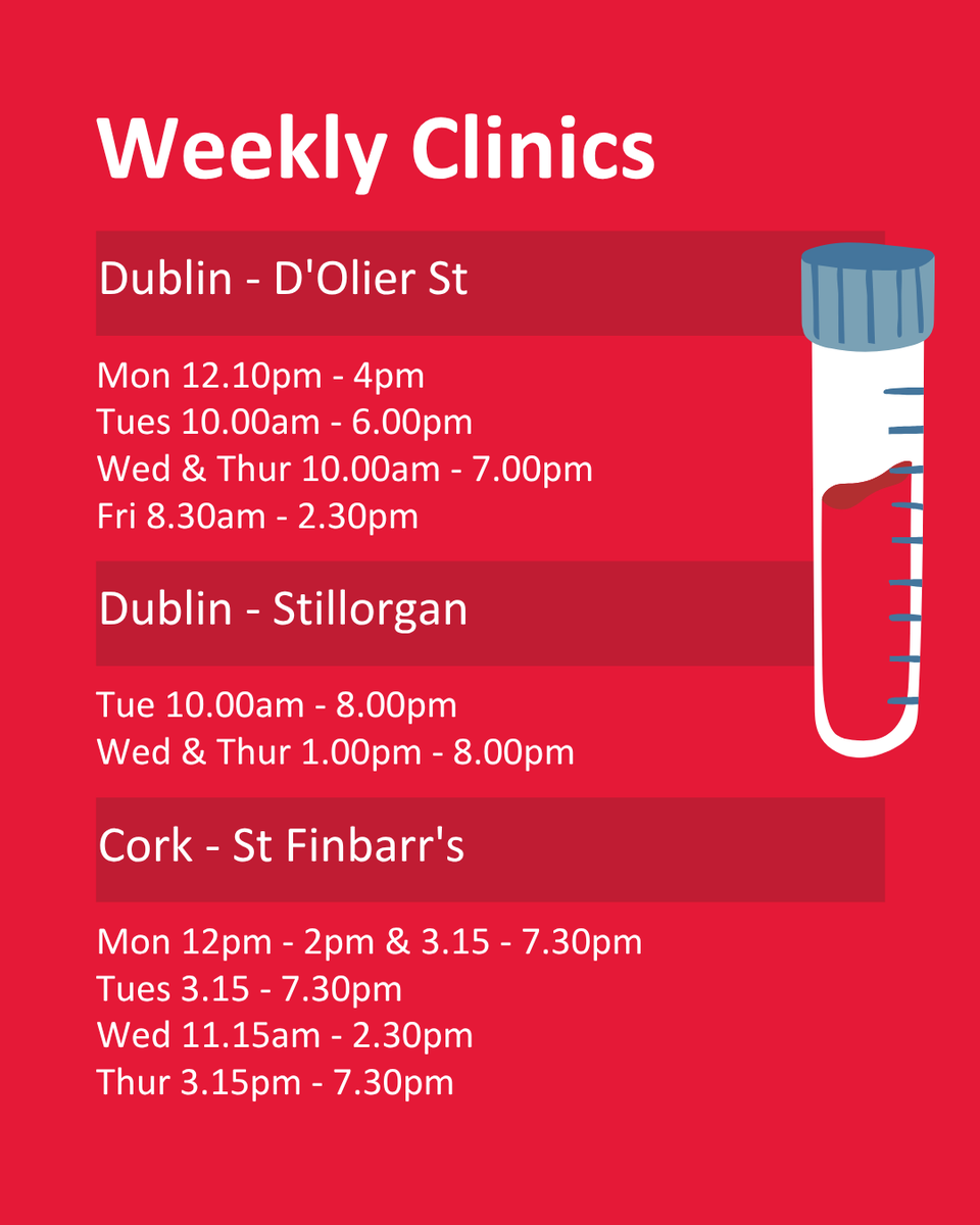 Giveblood_ie's tweet image. Have you given your summer blood donation yet? There are plenty of opportunities this week!
An bhfuil do dheonachán fola samhraidh tugtha agat fós? Tá neart deiseanna ann an tseachtain seo! giveblood.info/Clinics
#GiveBlood #SaveLives #WeCountOnYou