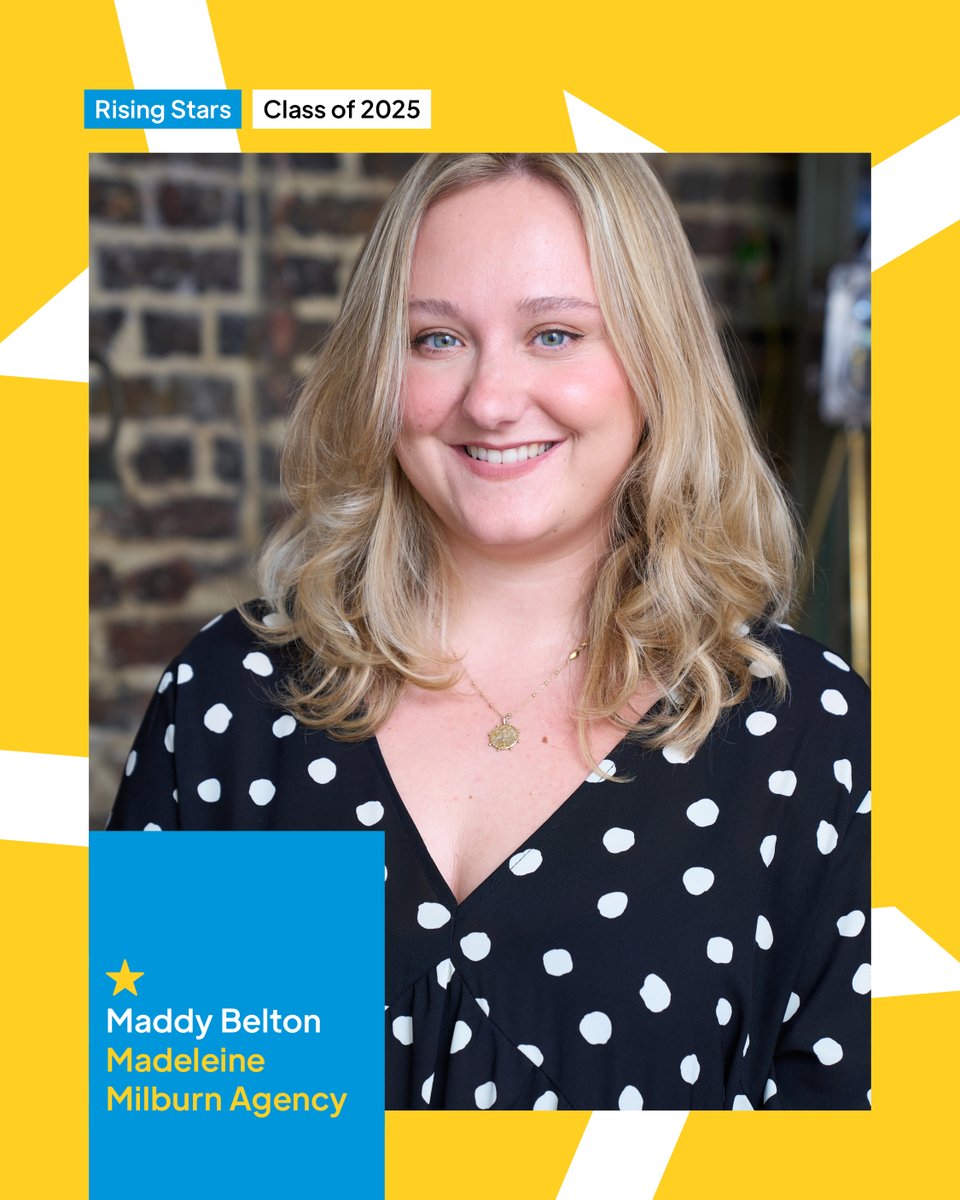 MMLitAgency's tweet image. Congratulations to our wonderful agent @madsphyllis on her achievement as @thebookseller's Rising Star, Class of 2025! 🎉🌟
We're all so proud of you, a true star!
#thebooksellerrisingstars