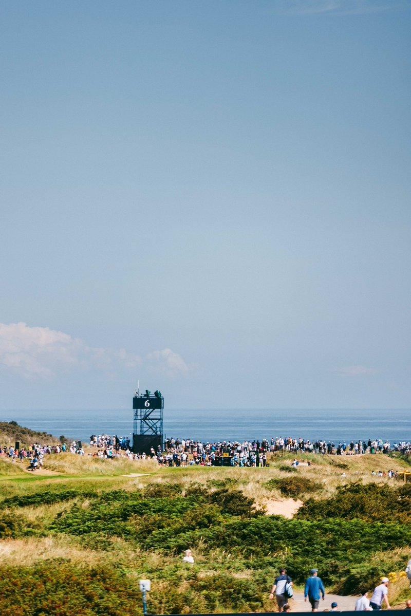 PGATOUR2K's tweet image. Day 2 of @theopen in full swing, and the views couldn’t be more stunning! 😍⛳️