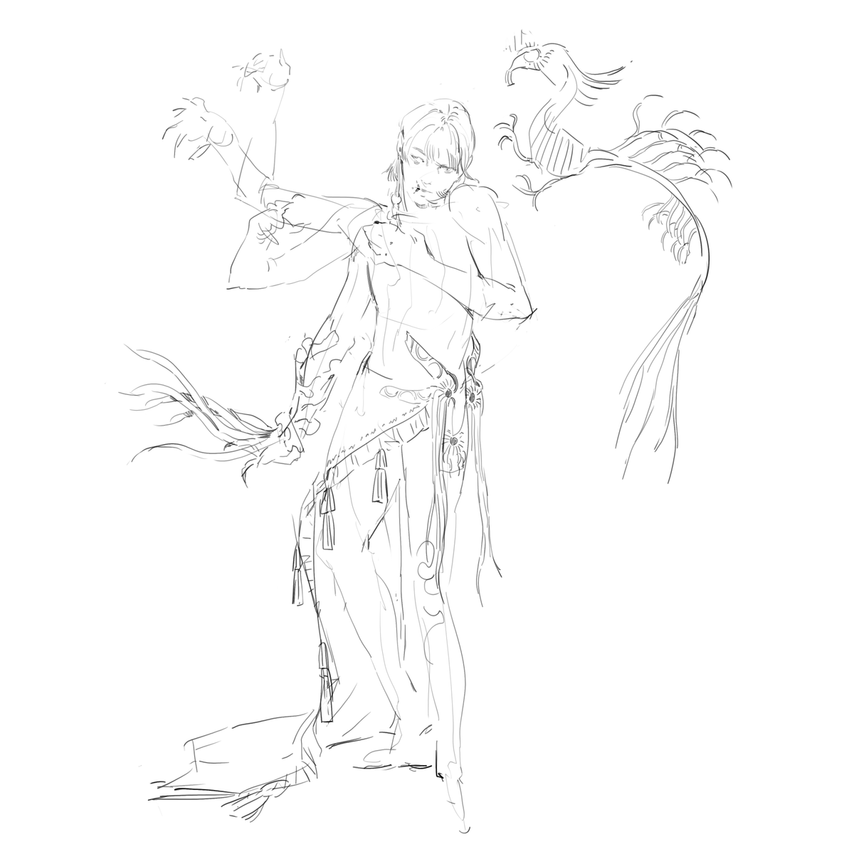 Niyheo's tweet photo. quick sketch https://t.co/xTityAdWz9