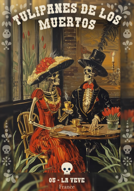 NinetynineTNFTs's tweet image. ☕💀 05 – La Yeve (France)
Paris, tulips, candlelight... and two skeletons sipping café like nothing ever died. Romance is forever, darling.
👉 rarible.com/ADuaras/collec…