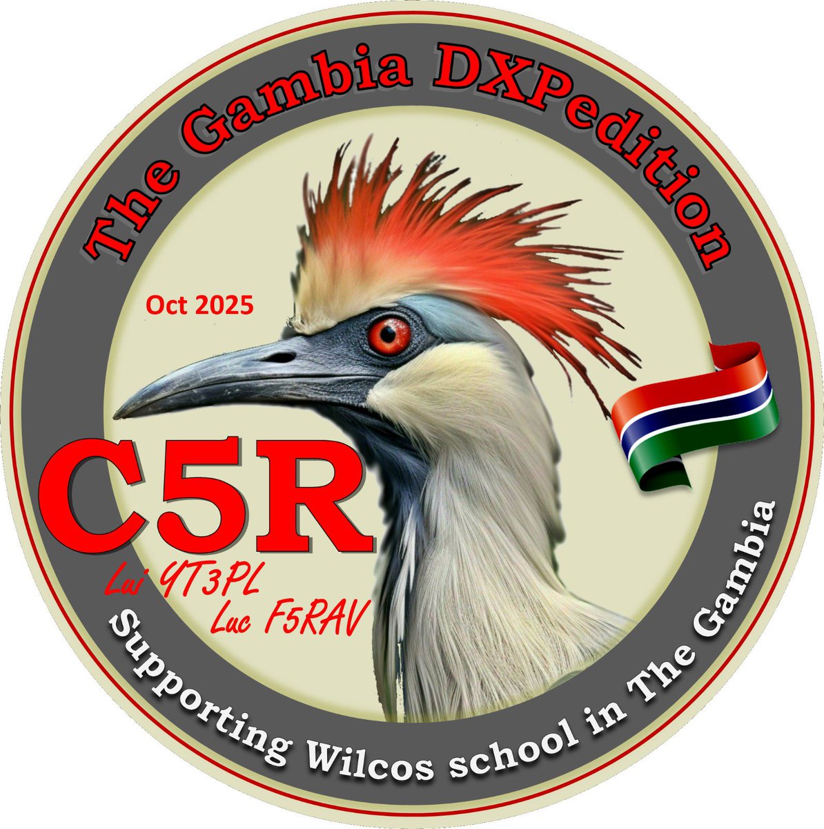 October 18th Luc F5RAV &amp; Lui YT3PL will be on Air from Senegambia