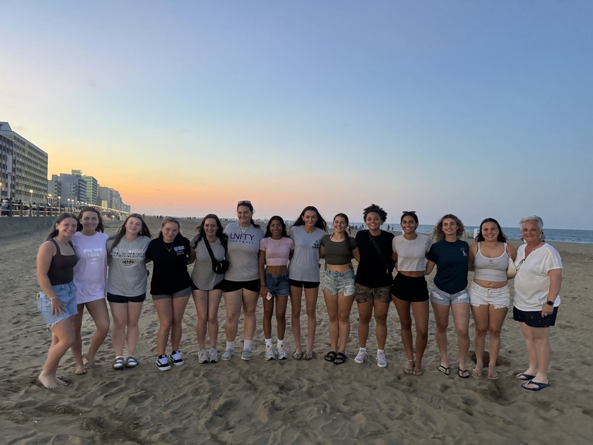The team had fun in Virginia Beach last week!