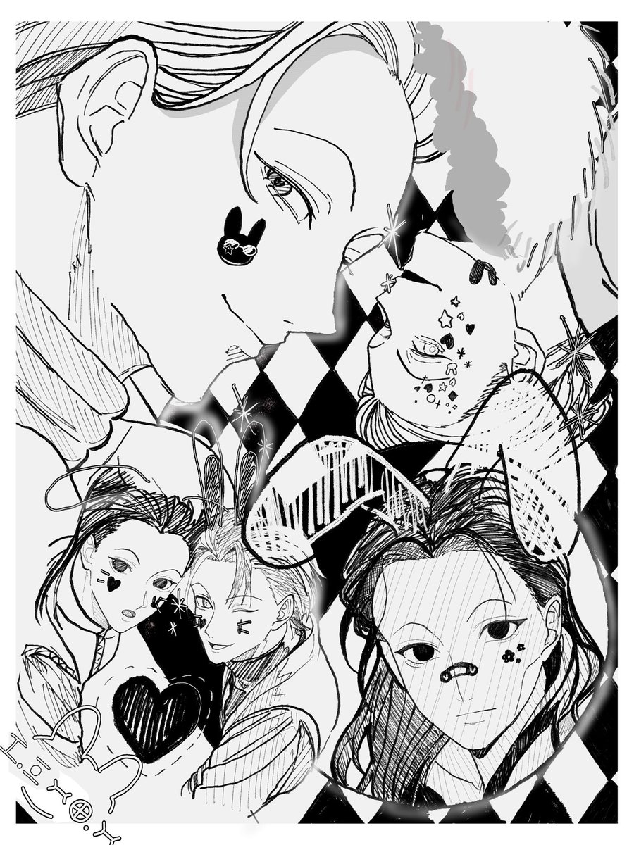 churi0623's tweet image. 🃏📍⚡️詰めまとめ
#hxhfanart #hxh