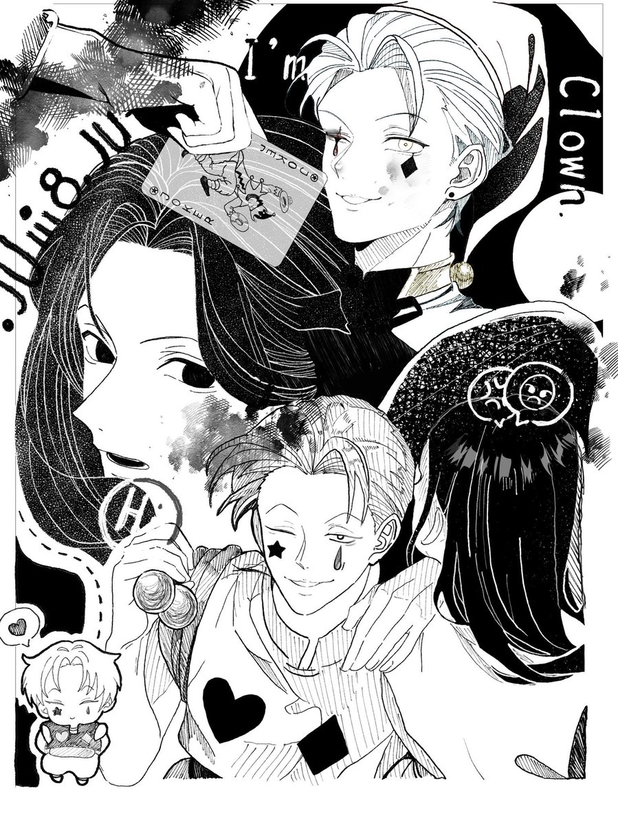 churi0623's tweet image. 🃏📍⚡️詰めまとめ
#hxhfanart #hxh