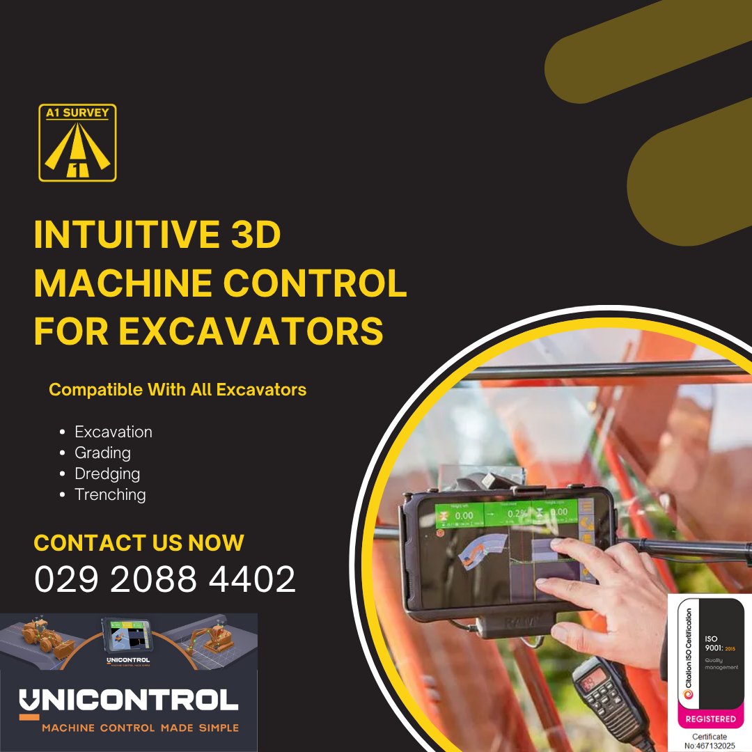steve_a1survey's tweet image. 🚧 What is 3D Machine Control for Excavators?

Meet Unicontrol3D—tech that’s making excavation faster, easier &amp;amp; more accurate.
✔️ Real-time positioning
✔️ Precise QA

👉 a1surveyequipment.net

#Unicontrol3D #A1Survey #3DMachineControl