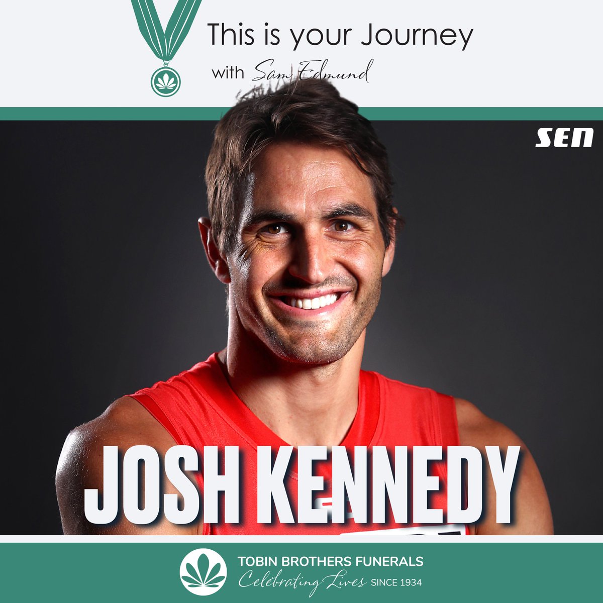 TIY_journey's tweet image. NOW | @Sammy__Edmund is joined by @sydneyswans champion Josh Kennedy!
All thanks to @tobinbrothers - Celebrating Lives.
Listen Live: sen.lu/ListenSEN