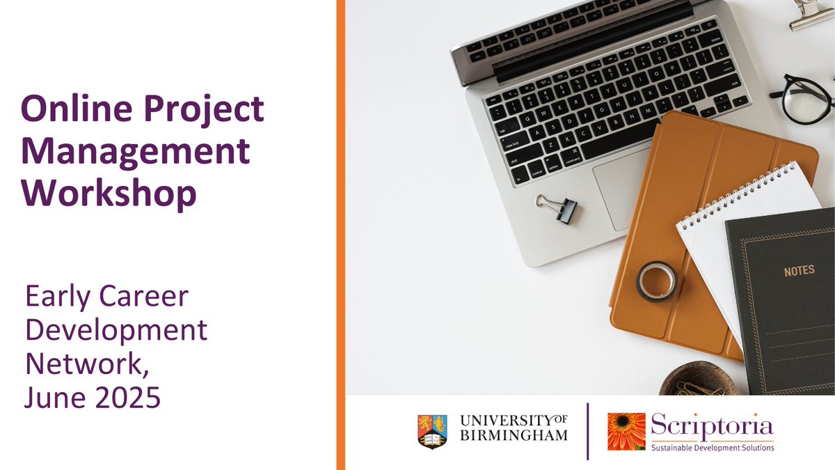 ScriptoriaTraining (@scriptoriat) on Twitter photo Project management is key for researchers, not just industry! 🎓💡
We delivered a course for the <a href="/unibirmingham/">Uni of Birmingham</a> Early Career Development Network in June.
If you're interested, please get in touch with us at:
✉️ training@scriptoria.co.uk
🔗 scriptoria.co.uk/training-cours… Project management is key for researchers, not just industry! 🎓💡
We delivered a course for the <a href="/unibirmingham/">Uni of Birmingham</a> Early Career Development Network in June.
If you're interested, please get in touch with us at:
✉️ training@scriptoria.co.uk
🔗 scriptoria.co.uk/training-cours…