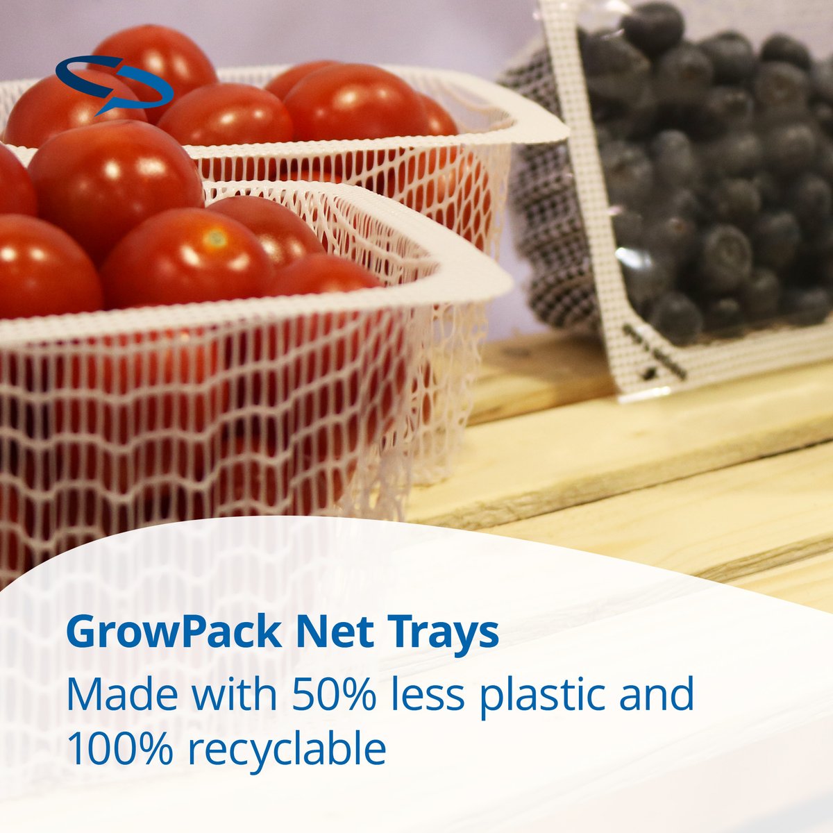 Are you looking for a new produce packaging solution? We have the solution for you.

GrowPack net trays use 50% less plastic and the mesh allows the fresh produce to breathe. Reduce waste by pivoting to GrowPack net trays: crawfordpackaging.com/products/growp…

#CrawfordPackaging #Packaging