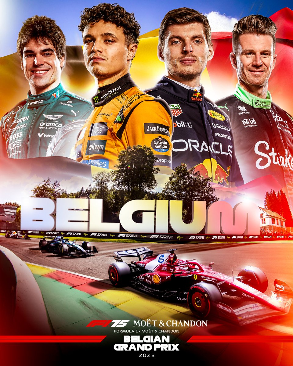 F1's tweet image. We are so back 😍
It's RACE WEEK at the legendary Circuit de Spa-Francorchamps 🇧🇪
#F1 #BelgianGP