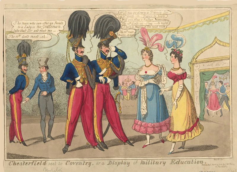 HorsePowerMus's tweet image. Today we're highlighting the 1820s political cartoons of the 10th Hussars. 🎨
Whilst stationed in Ireland they grew a reputation for arrogance and snobbery, something that would soon become a staple of London's caricatures and political illustrations!
