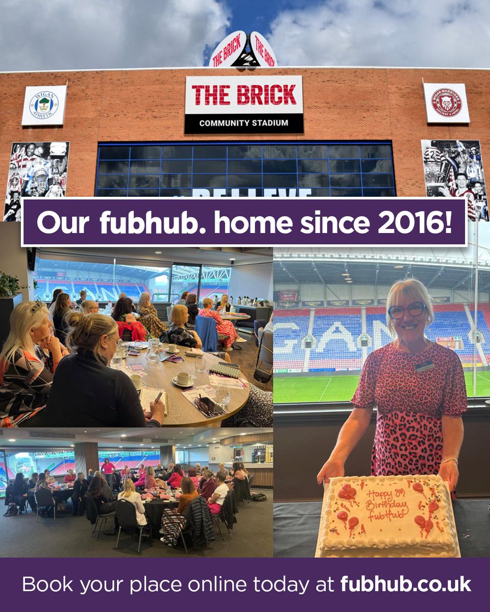 🏟️ Since launching in 2016, Fubhub has proudly called The Brick Community Stadium our home! 

A huge thank you to everyone at The Brick Community Stadium for their incredible support over the years.
Here’s to many more years of collaboration and success together! 💜