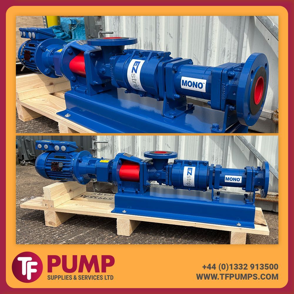 TFPumps's tweet image. Just shipped a Mono EZstrip™ Transfer Pump! 🚚 Easy maintenance with no pipework disconnection, quick disassembly, and perfect for sludge &amp;amp; slurry.

Mono at TF Pumps: buff.ly/9pY9Ebh

#PumpSolutions #EZstrip #MonoPumps