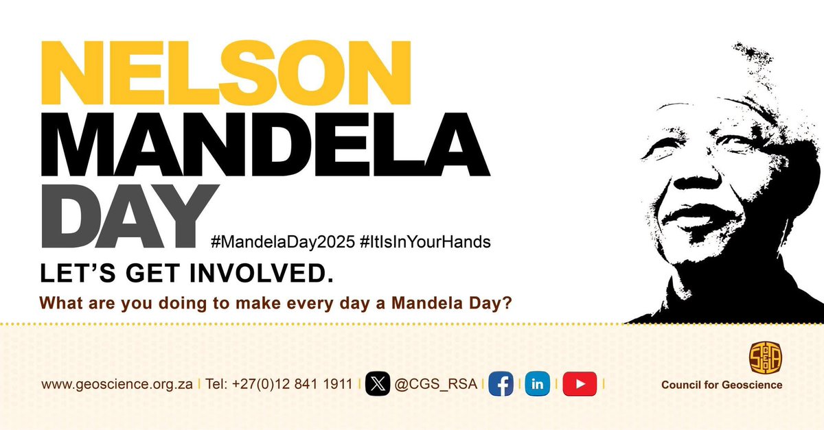 Wishing you a #MandelaDay filled with activities that are lending a hand and impactful to the less fortunate as well as uplifting our communities. #MandelaDay2025