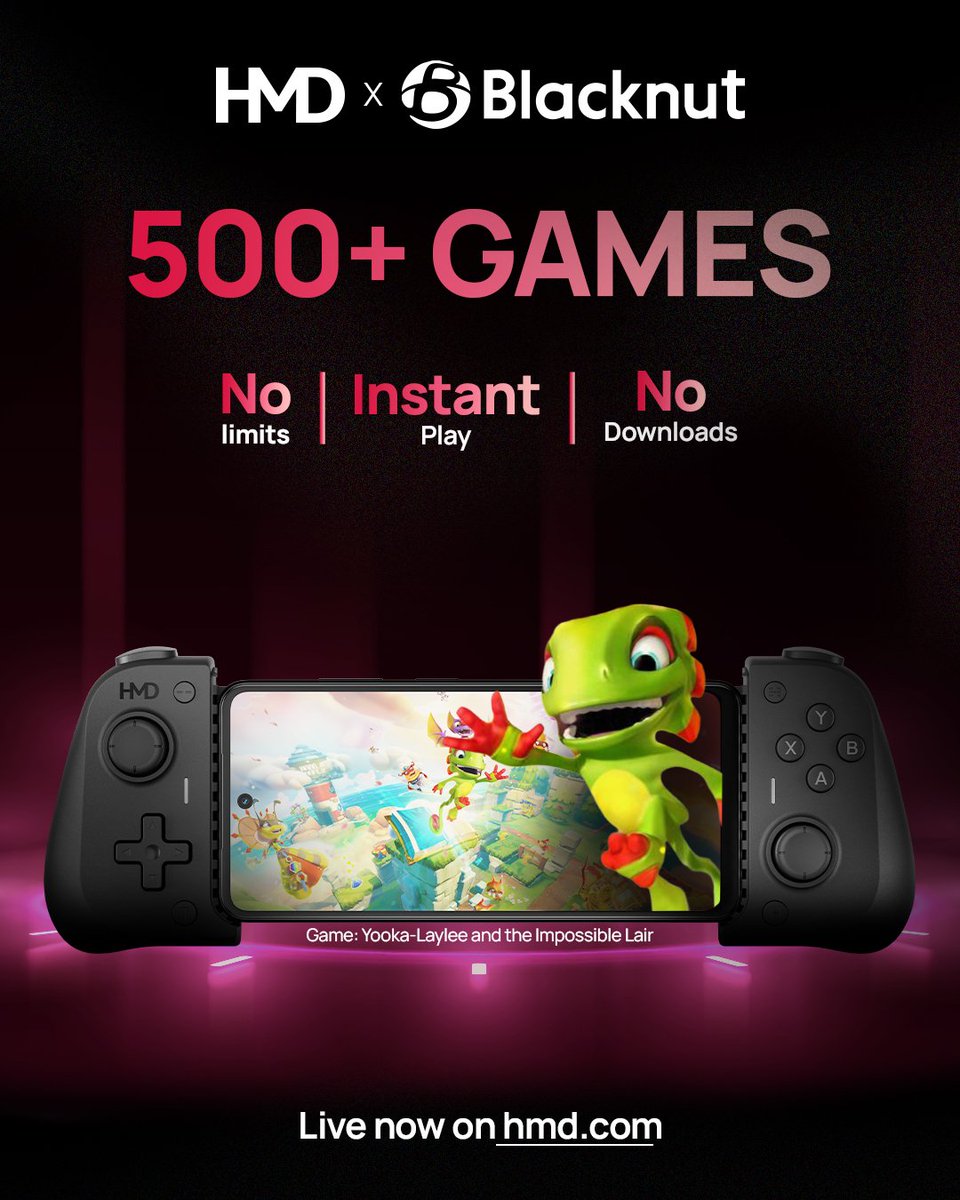 HMD India (@hmddevicesin) on Twitter photo Get the HMD Fusion 5G with not just 3 outfits, but also a <a href="/Blacknut_Games/">Blacknut Gaming_EN</a> subscription for 2 months and enjoy 500+ cloud games free!
Offer live only on hmd.com
Buy Now - hmd.com/en_in/hmd-fusi…
#HMD #HMDIndia #HMDFusion5G #Blacknut #collaboration #Offer #Live Get the HMD Fusion 5G with not just 3 outfits, but also a <a href="/Blacknut_Games/">Blacknut Gaming_EN</a> subscription for 2 months and enjoy 500+ cloud games free!
Offer live only on hmd.com
Buy Now - hmd.com/en_in/hmd-fusi…
#HMD #HMDIndia #HMDFusion5G #Blacknut #collaboration #Offer #Live