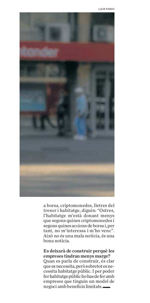 Ed_Portic's tweet image. 🏠«L’error habitual és creure que hi ha realment lliure competència.»

🗞 Al @diariARA entrevisten l’autor de ‘El segrest de l’habitatge’ de @JaimePalomera | @Grup62
