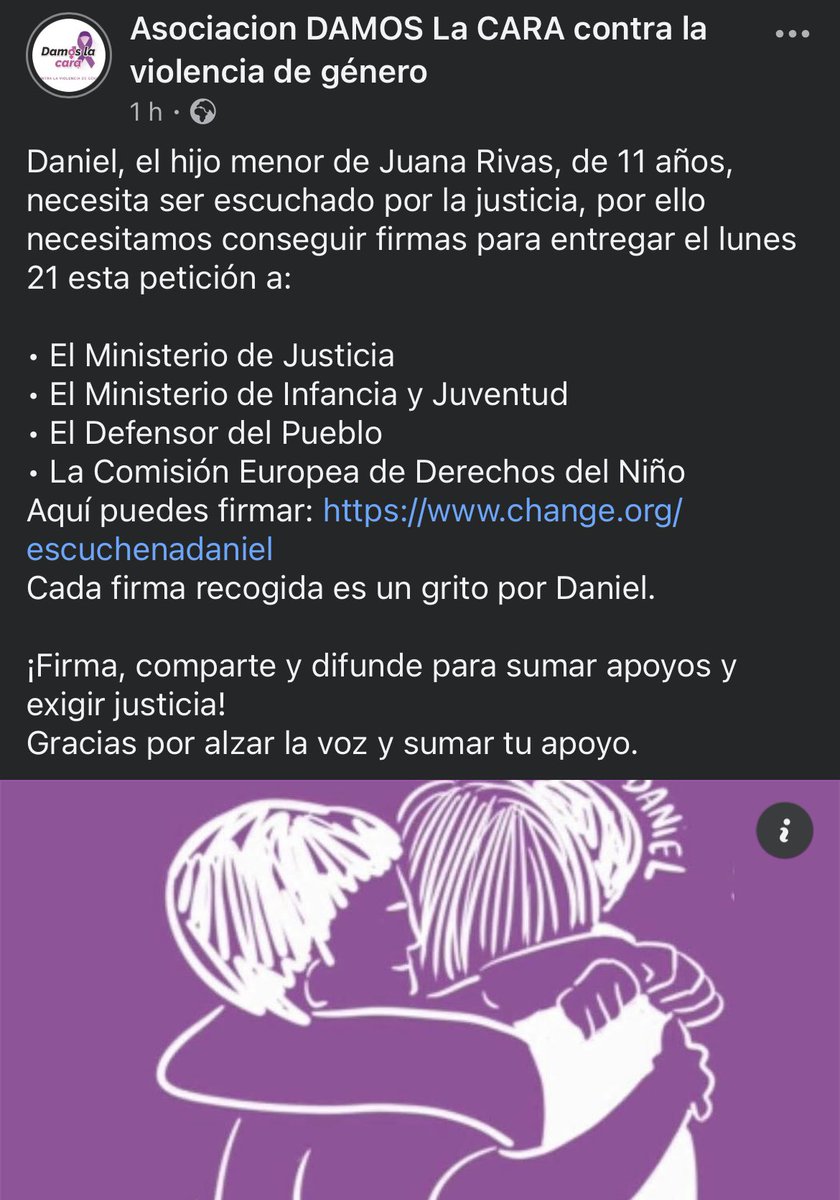 chng.it/Dz96CwhTBN

Haz click aquí para poder firmar la petición y ayudar a Daniel