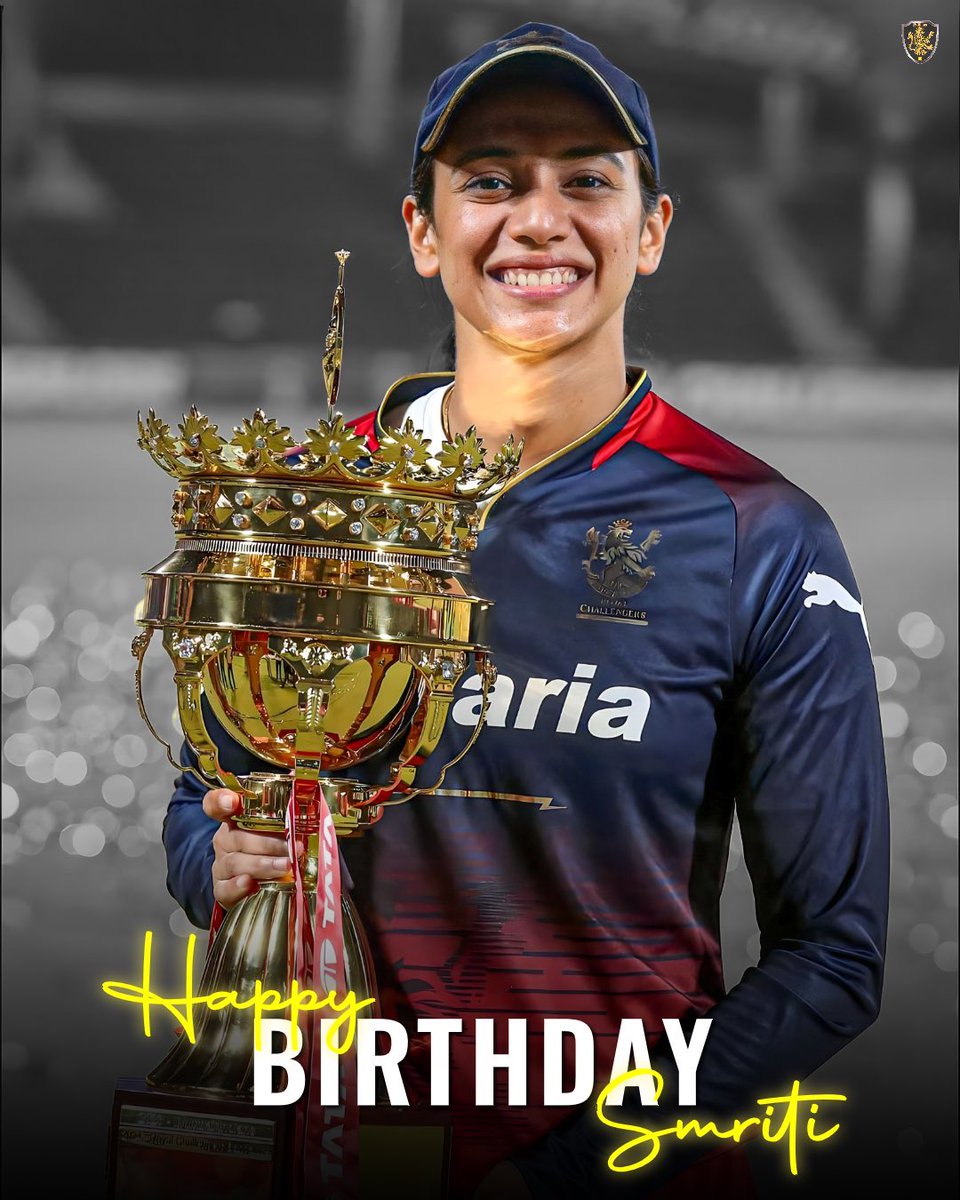 Wishing our very own, Smriti Mandhana a very Happy Birthday 🎉 ♥️

<a href="/mandhana_smriti/">Smriti Mandhana</a>