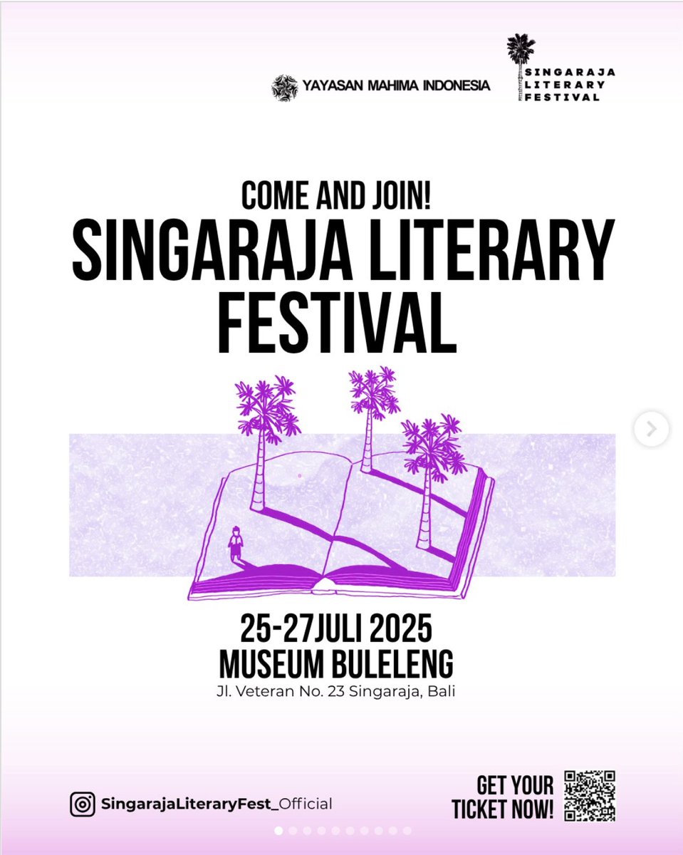 Will be in Bali (Singaraja &amp; Ubud) from July 21 -- Aug 7. Hope to see you! 

#singaraja #singarajaliteraryfestival #bali #ubud <a href="/UWRF/">UWRF</a>