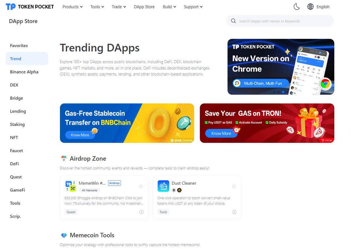 Uthaymeen | Decentralizer (@uthaymeen6) on Twitter photo 🚀 Explore the world of Web3 with TokenPocket’s DApp Store!
From DeFi to GameFi, everything you need is just a tap away.
<a href="/TokenPocket_TP/">TokenPocket</a> #Web3 #DApps #TokenPocket 🚀 Explore the world of Web3 with TokenPocket’s DApp Store!
From DeFi to GameFi, everything you need is just a tap away.
<a href="/TokenPocket_TP/">TokenPocket</a> #Web3 #DApps #TokenPocket