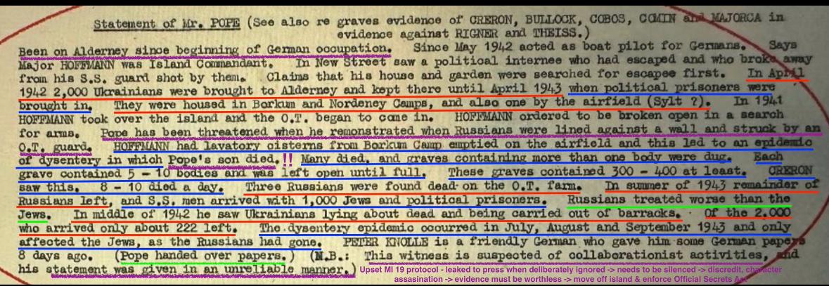 philipndpope's tweet image. Marcus Roberts right now identifying exact area on Alderney - and further examination via drone - of the site of the SS' mass Jewish grave that my great uncle George Pope described to & showed MI19 that was unearthed by Col Jones and the Gunner regiment. Holocaust on 🇬🇧 soil.