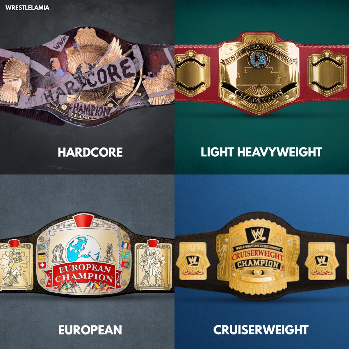 wrestlelamia's tweet image. Which ONE defunct division would you bring back in WWE? 👀
