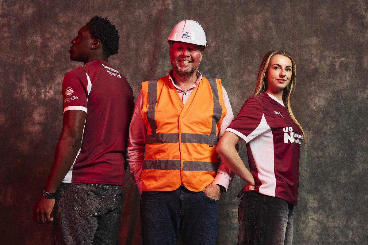 NTFCCommercial's tweet image. 🤩 It was great to have our kit partners join us for the photoshoot this year! Thank you to @UniNorthants,
@WeAreGreenApe, Snowdon Homes & AM Water Services for their continued support!📷
@ntfc
#ShoeArmy 👞
