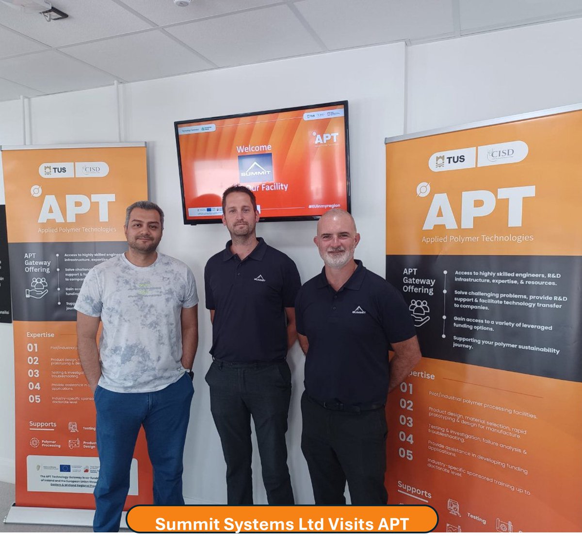 APT Applied Polymer Technologies (@apt_ireland) on Twitter photo We recently had the pleasure of hosting Nick Mccomb and Adam Travell from Summit Systems Ltd for a tour of our <a href="/apt_ireland/">APT Applied Polymer Technologies</a> facility. Thank you Amin Abbasi for leading the tour and to the Summit Systems Ltd for taking the time to visit!! #apt #ReserchAndDevelopment #EUinmyregion We recently had the pleasure of hosting Nick Mccomb and Adam Travell from Summit Systems Ltd for a tour of our <a href="/apt_ireland/">APT Applied Polymer Technologies</a> facility. Thank you Amin Abbasi for leading the tour and to the Summit Systems Ltd for taking the time to visit!! #apt #ReserchAndDevelopment #EUinmyregion