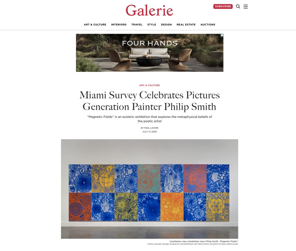 Miami Survey Celebrates Pictures Generation Painter Philip Smith
galeriemagazine.com/miami-survey-c…