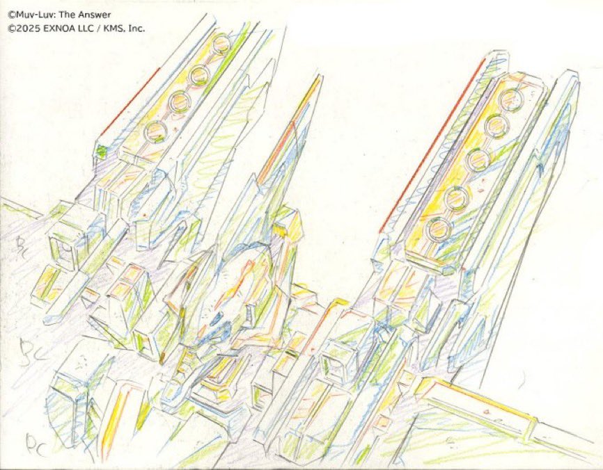 #マブラブガールズガーデン
#マブラブ

　メイズ.ガーターの原画です^_^！！