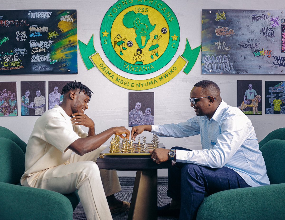 Young Africans SC (@youngafricanssc) on Twitter photo Engineer ๐๐๐๐๐๐ ๐๐๐๐๐ ๐๐๐๐๐ is Green & Yellow๐ฐ
<a href="/Caamil8/">Eng. Hersi Said</a>
#TimuYaWananchi
#DaimaMbeleNyumaMwiko Engineer ๐๐๐๐๐๐ ๐๐๐๐๐ ๐๐๐๐๐ is Green & Yellow๐ฐ
<a href="/Caamil8/">Eng. Hersi Said</a>
#TimuYaWananchi
#DaimaMbeleNyumaMwiko