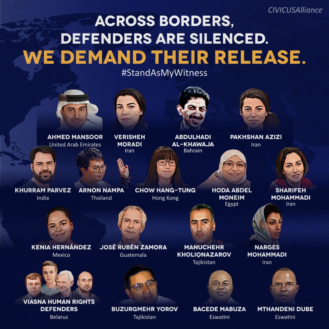 ZazaDevelopment's tweet photo. This #NelsonMandelaDay, we are standing as a witness:
🕊️ For jailed human rights defenders
✊ For voices silenced by repression
🔒 For the right to protest
🌍 For global solidarity
📢 For justice and freedom
#StandAsMyWitness #StandAsTheirWitness #FreeThemAll @CIVICUSalliance https://t.co/7lLf0VSj08