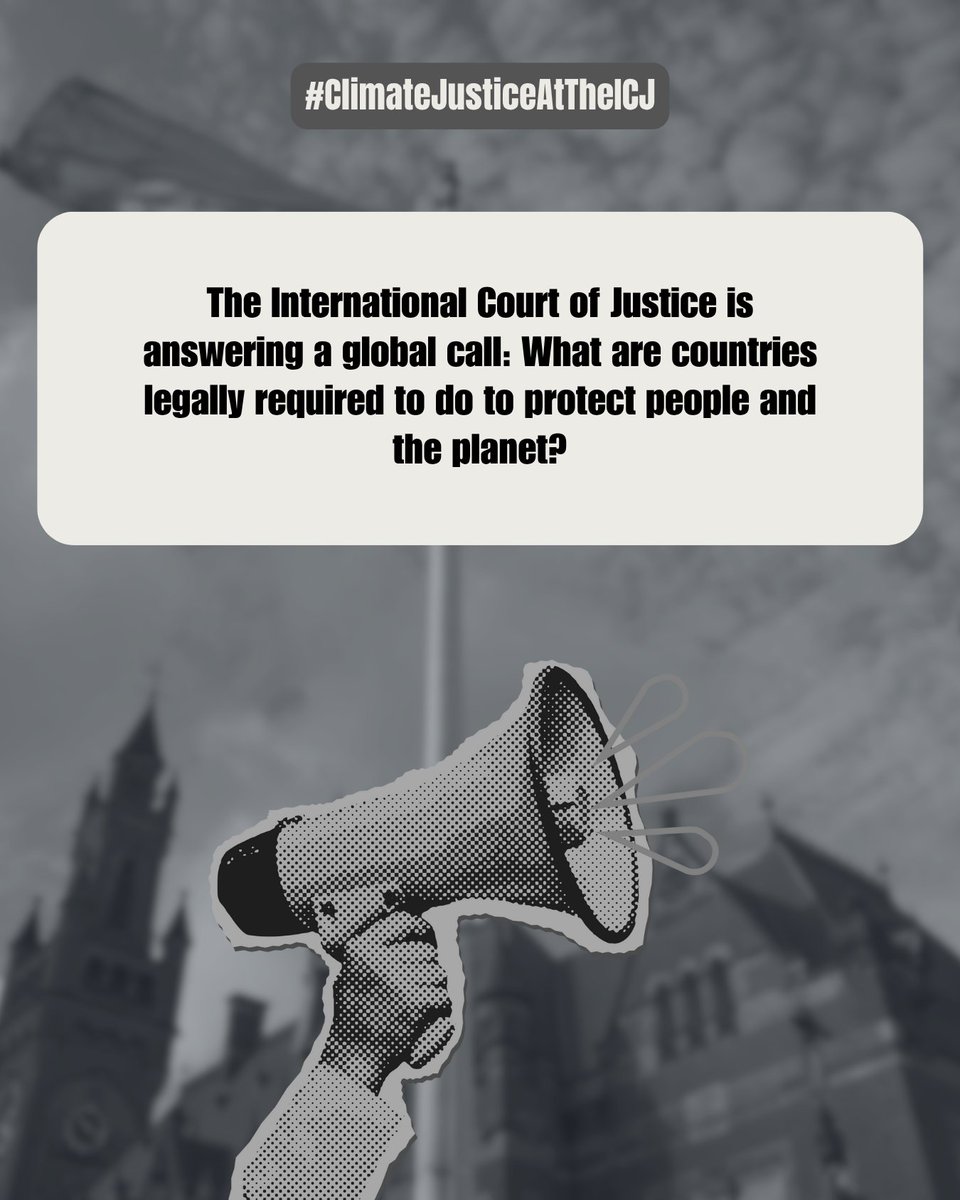 Oxfam's tweet image. Hope is not lost. The ICJ ruling has the potential to unite climate, environmental, and human rights law: and finally deliver justice to those already living through the crisis.
Lift up this demand: Justice for the Global South starts with accountability.…
