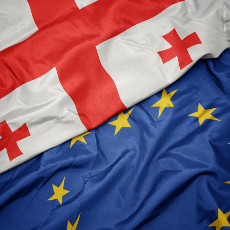 Europarl_EN's tweet photo. Georgia cannot join the EU until its government changes its authoritarian course.
 
The European Parliament stands with the Georgian people.
 
Parliament does not recognise Georgia’s current government and says its EU path is effectively suspended until fair elections happen.