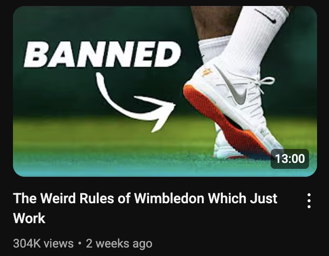 CJayBarker's tweet photo. A VERY successful Wimbledon on my channel:

YouTube Long Form Views: 304,000
YouTube Short Form Views: 414,000
TikTok Views: 1,200,000
Instagram Reel Views: 2,000,000

https://t.co/j4DSsa2JTF https://t.co/GsR3o6yLT3