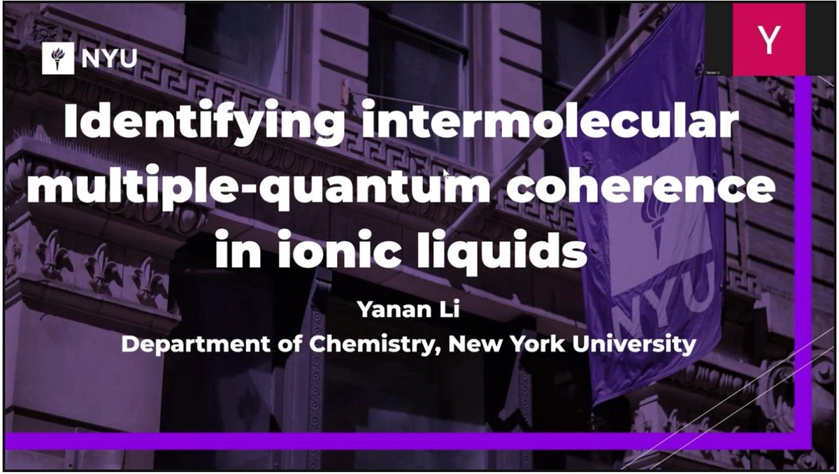 global_nmr's tweet image. How do ions move and interact in ionic liquids?
@YananLi12451 combines CRAZED and TQF NMR experiments to uncover multiple quantum coherences in BMIM-BF₄, shedding light on ion dynamics and molecular interactions.
globalnmr.org/identifying-mu…
#GlobalnmrOC2025