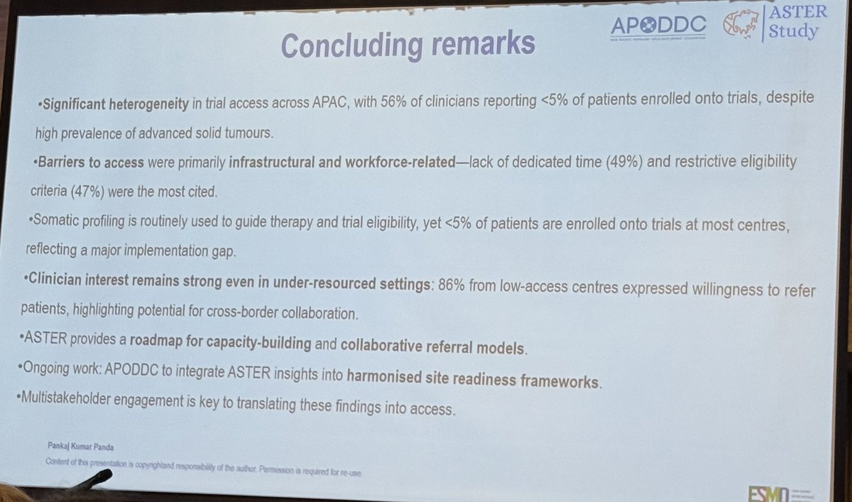anmwongNZ's tweet image. Great first day @myESMO #ESMOTATAsia25
🤩great cellular therapies panel:
🗣️ on-target off-tumour tox
🗣️when to best use it/best combo
🤩@apoddc survey highlighting barriers for trials & need for 🌏collabs @pankajpanda86
@herbloong @danieltanmd @DrBenTran