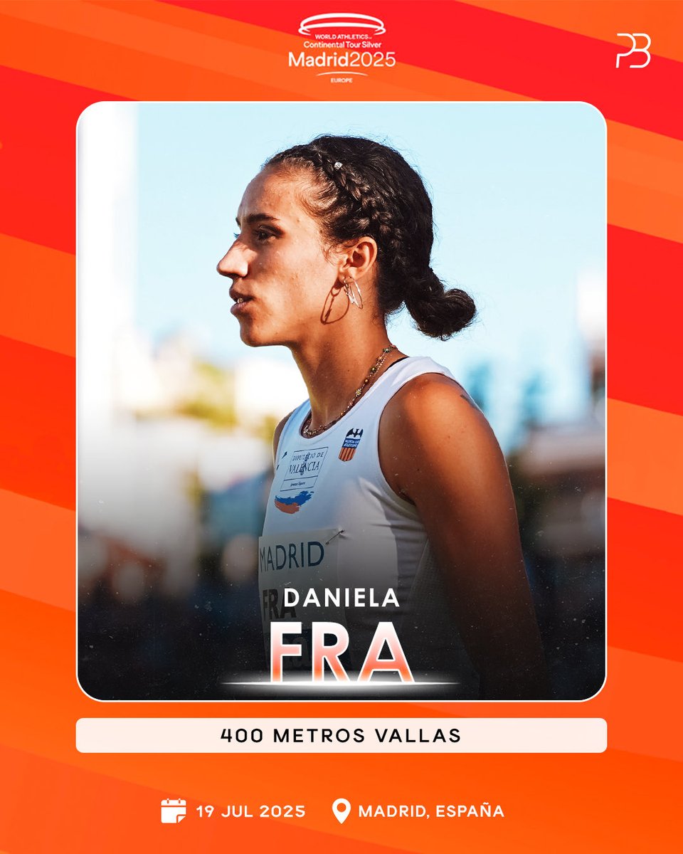 Personal Best (@personalbest_es) on Twitter photo Mañana tendremos a varios atletas participando en el mejor meeting de España: @athleticstoures en Madrid
▪️ 400m ➡️ <a href="/Ertamajo400/">Bernat Erta Majó OLY</a>, João Coelho
▪️ 110mv ➡️ <a href="/Cisneros110/">Daniel Cisneros</a>
▪️ 400mv ➡️ <a href="/daniela_f_p_/">dannn⁷ 🏐</a>
▪️ Liebres 🐇 <a href="/marco800_/">Marco Leonardo Gutiérrez</a> (800m), <a href="/carranzacvs/">David Carranza</a> y <a href="/ZNnaumov/">Zoya Naumov Corbera</a> (1500m)
📺 <a href="/teledeporte/">Teledeporte</a> Mañana tendremos a varios atletas participando en el mejor meeting de España: @athleticstoures en Madrid
▪️ 400m ➡️ <a href="/Ertamajo400/">Bernat Erta Majó OLY</a>, João Coelho
▪️ 110mv ➡️ <a href="/Cisneros110/">Daniel Cisneros</a>
▪️ 400mv ➡️ <a href="/daniela_f_p_/">dannn⁷ 🏐</a>
▪️ Liebres 🐇 <a href="/marco800_/">Marco Leonardo Gutiérrez</a> (800m), <a href="/carranzacvs/">David Carranza</a> y <a href="/ZNnaumov/">Zoya Naumov Corbera</a> (1500m)
📺 <a href="/teledeporte/">Teledeporte</a>