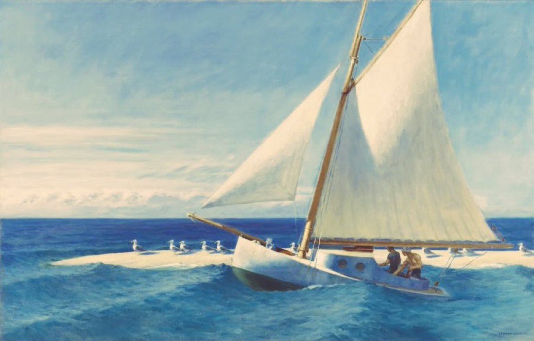 allontanarsio's tweet photo. Edward Hopper's peaceful paintings https://t.co/rNooKu9a9n