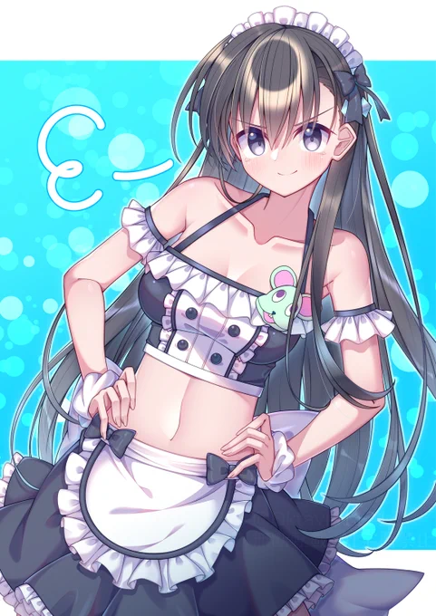 秋善冬華 サマメ着て… #秋善冬華サマーメイド部