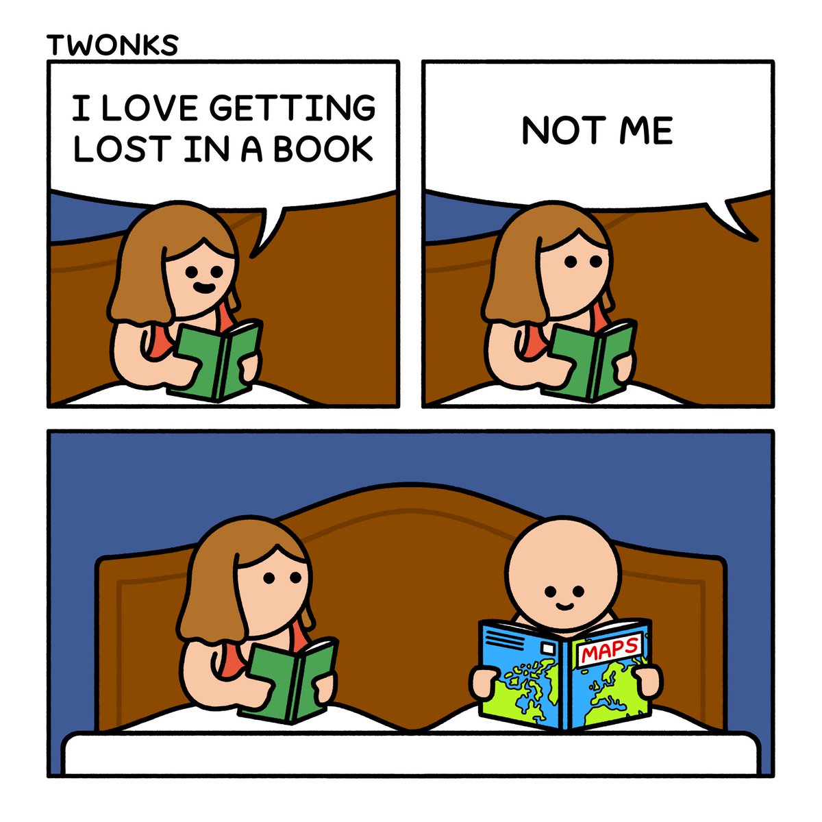twonkcomics's tweet image. Not me