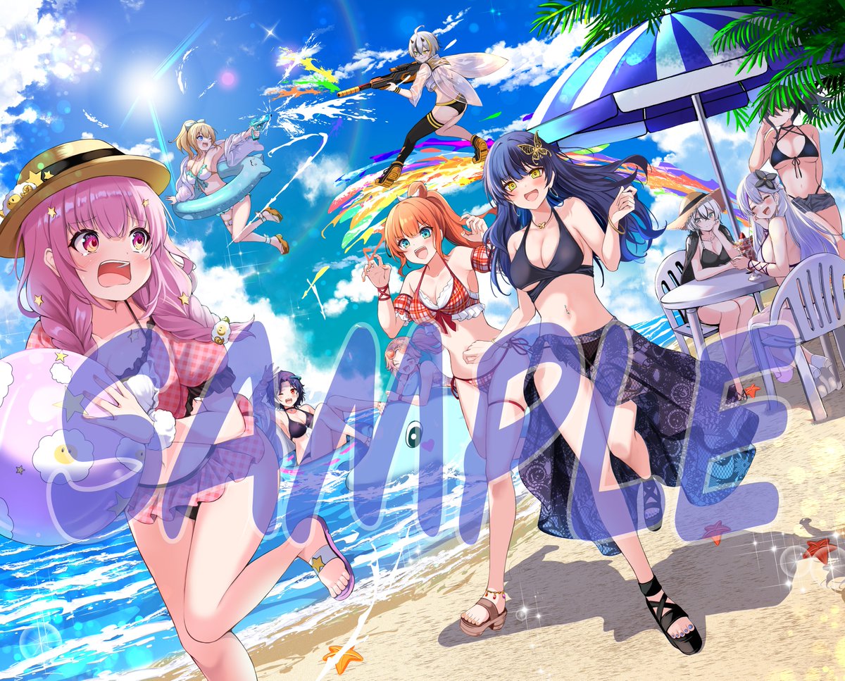 「この度『からくりSUMMERVACATION2025』の イラスト担当させていた」|しばかめ@C101新刊委託中のイラスト