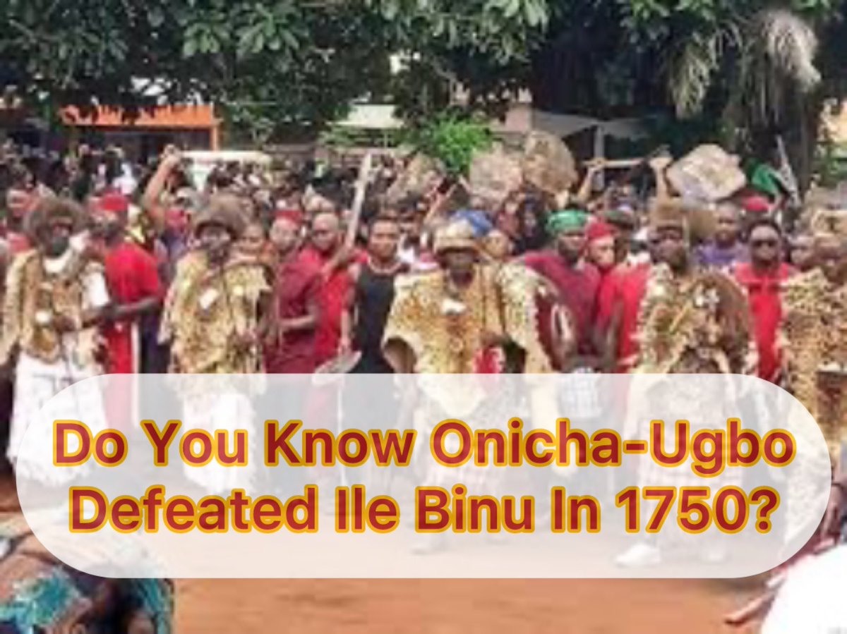 DeputyJesus6's tweet image. youtu.be/qvcETUWVLHs?si…
The truth is out in the public.
The onicha ugbo yam festival is to commemorate the occasion of liberation from the Ile Binu oppression
Using the link above to watch the video and share your thoughts