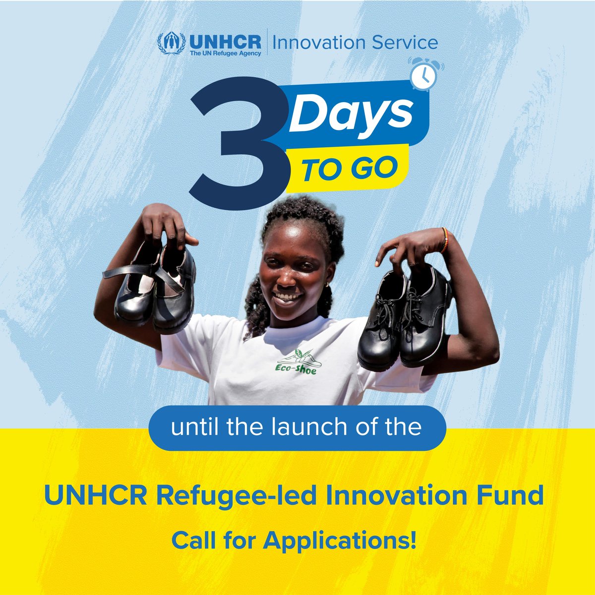 UNHCRInnovation's tweet image. ⏳ Just 3 days to go!
UNHCR’s Refugee-Led Innovation Fund opens soon - supporting bold solutions led by displaced & stateless changemakers.
📣 Spread the word!
🔗 unhcr.org/innovation/ref…