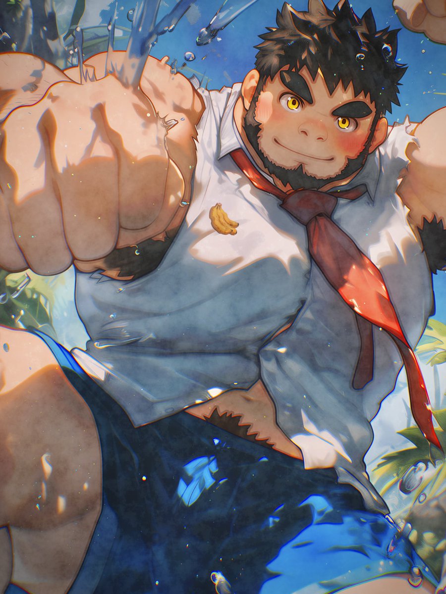 あのゴリラめっちゃ楽しそう
#AIイラスト