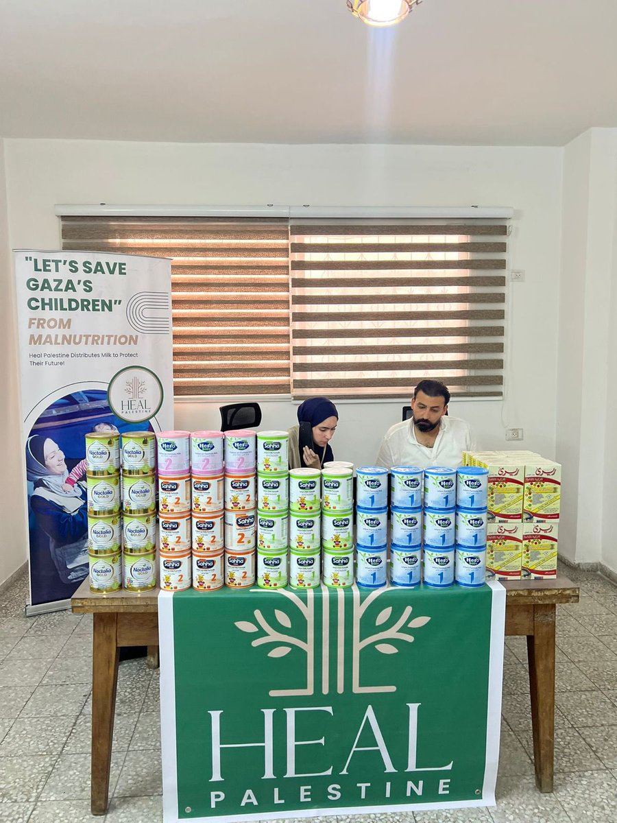 healpalestine_'s tweet image. HEAL Palestine’s nutrition team continues to distribute infant formula, Cerelac, and essential supplements to children facing severe malnutrition.
The team is actively updating beneficiary data to ensure that as many children as possible receive the critical support they need.…